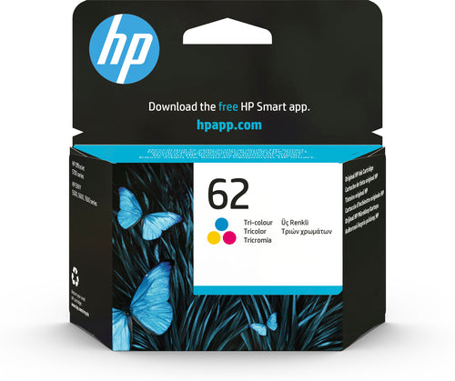 HP 62 Tri-color Original Ink Cartridge HP 62 Tri-color Original Ink Cartridge